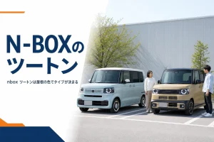屋根とボディの色が違う2トーンのN-BOXのイメージ