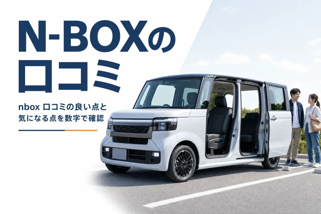 スライドドアを開けて室内の広さが見えるN-BOX