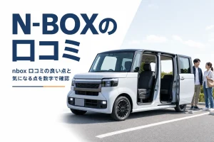 スライドドアを開けて室内の広さが見えるN-BOX