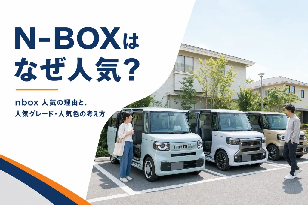 N-BOXが人気の理由を考えるイメージ