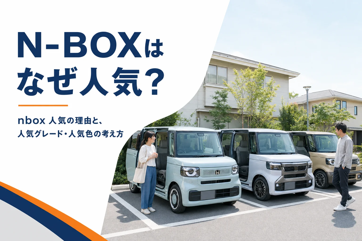 N-BOXが人気の理由を考えるイメージ